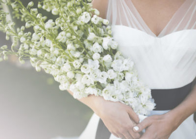 A woman in a wedding dress - Wedding invitation