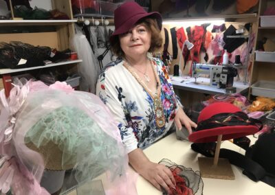 Création de chapeaux sur-mesure, made in france - Centre Val de Loire - Chantal Gomez- modiste - Joué les Tours