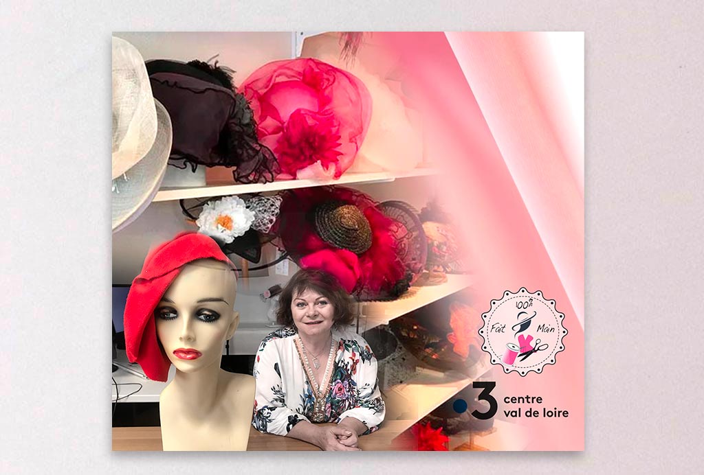les Chapeaux de Nina - Chapeaux sur-mesure- Joué les Tours-Chantal GomezCréation de chapeaux sur-mesure, made in france - Centre Val de Loire